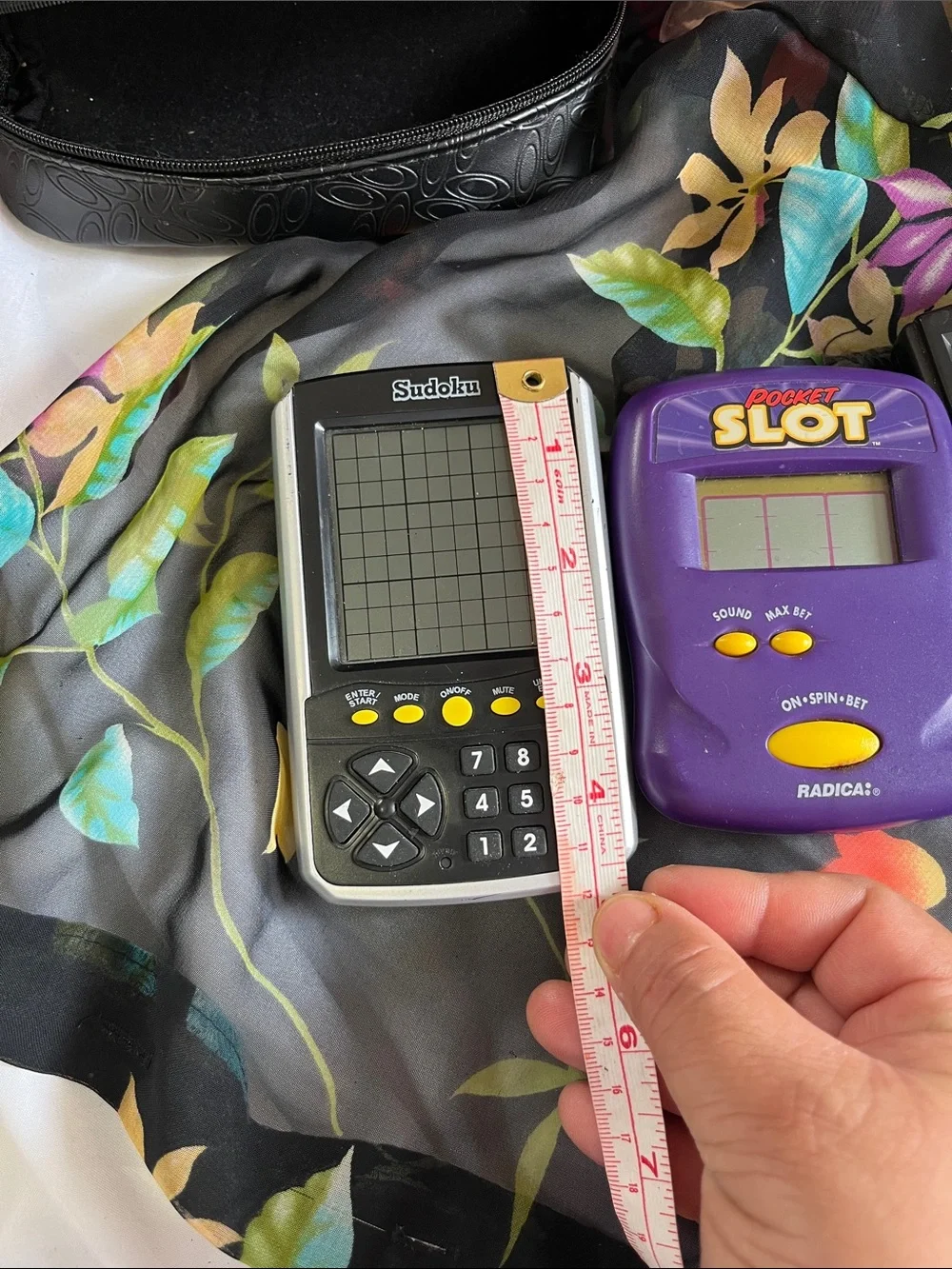 Purple Pocket Slot Electronic Handheld Game by